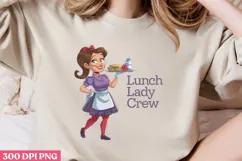 Lunch Lady Crew PNG, Lunch Lady Sublimation PNG Product Image 1