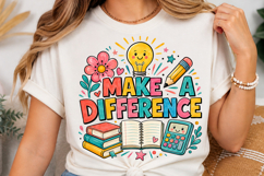 Back to School Sublimation Design,Teacher PNG Product Image 2