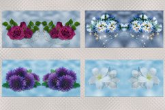 Mugs with a pattern -Flowers under ice | 15 mug designs, JPG Product Image 2