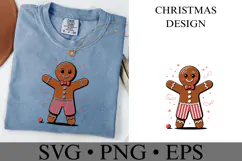 Christmas Gingerbread Svg | Christmas svg | Shirt Svg Product Image 2