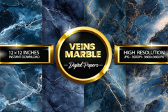 Veins Marble Digital Papers - 04 variations Product Image 1