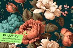 floral background, background with flowers Product Image 1