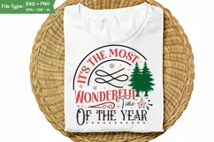 It's The Most Wonderful Time Of The Year SVG Design Product Image 1