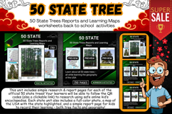 50 State Trees Reports and Learning Maps Product Image 1