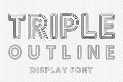 Triple Outline Product Image 1