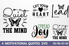 Motivational Quotes Designs SVG Product Image 1