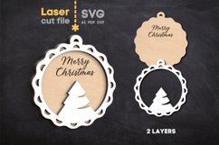 Christmas Tree Toy SVG laser cut file for Glowforge Product Image 2