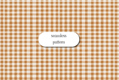 Autumn Gingham Seamless Pattern | Fall Plaid Digital Paper Product Image 1