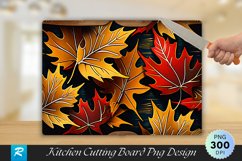 Leaves Cutting Board Sublimation Design Product Image 1