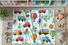 Nursery baby blanket mockup Product Image 2