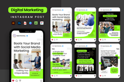 Green White Digital Marketing - Instagram Post Product Image 1