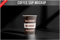 Coffee Cup Mockup on Dark Background Product Image 1