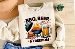 BBQ Beer &amp; Freedom svg | Svg Files for Cricut | Shirt Svg Product Image 2