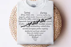 Mama Heart Shape SVG, Mother's Day Heart, Mother's Day SVG Product Image 1