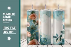 Flower Tumbler Wrap Design Product Image 1