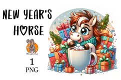 New Year&#039;s horse Product Image 1