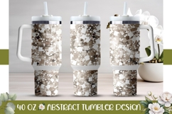 Sparkle Tumbler Sublimation, White 40 Oz Tumbler Design Product Image 1