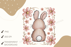 Rabbit Flower Bunny Easter Product Image 1