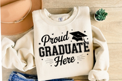 Proud Graduate Here svg | Graduation Svg | Shirt Svg Product Image 2