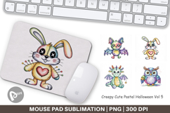 Mouse Pad Creepy Cute Pastel Halloween Product Image 1