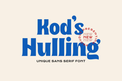 Kods Hulling - Bold Playful Font Product Image 1