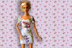 Roses wallpaper pink dollhouse nursery download file flowers Product Image 1