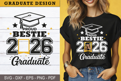 2026 Graduation Family Photo Bundle SVG PNG Custom shirt Product Image 4