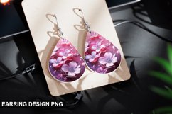 Valentines Day Teardrop Sublimation- Valentines Day Earring Product Image 1