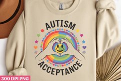 Autism Acceptance PNG, Autism Sublimation PNG Product Image 2