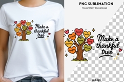 Thankful Tree Fall PNG | Gratitude Tree Clipart, Autumn Product Image 1