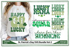 St. Patrick&#039;s Day SVG Bundle, Lucky Shamrock Svg Product Image 1
