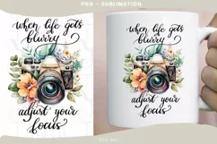 Floral Photo Camera, Vintage Design Png, Camera Illustration Product Image 1