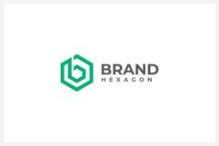 Hexagon Letter B Logo Design Vector Template Product Image 1