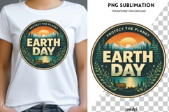 Earth Day PNG | Protect The Planet Design | Nature Landscape Product Image 1