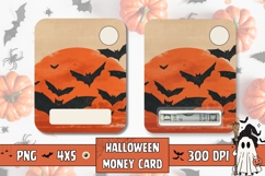 Halloween Bats Money Card Design, Kids Money Card Product Image 1