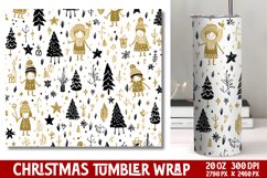 Christmas Tumbler Wrap Sublimation Product Image 1