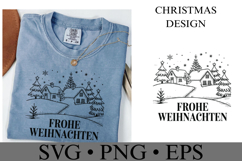 Frohe Weihnachten Svg | Christmas svg | Shirt Svg Product Image 2