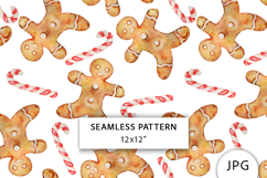 Christmas Sweet Seamless Pattern, Digital Paper Product Image 1
