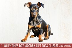 Valentine Pet Dogs Clipart, Valentine Pets Clipart Product Image 1