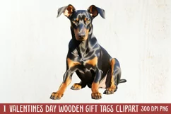 Valentine Pet Dogs Clipart, Valentine Pets Clipart Product Image 1