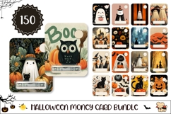 Printable Halloween Money Card Bundle, Halloween Bundle Product Image 1