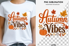 Autumn phrase png design for T-shirts Product Image 1