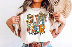 Summer Vibes PNG sublimation |Beach &amp; Summer PNG T-Shirt Product Image 8