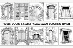 Hidden Doors &amp; Secret Passageways 10 A4 PNG Product Image 1