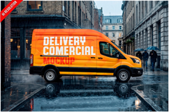 Delivery Van Mockup Product Image 1