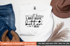 I&#039;m Not Bossy I Just Have Better Ideas svg Product Image 1