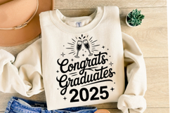 Congrats Graduate 2025 svg | Graduation Svg | Shirt Svg Product Image 2