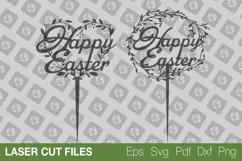 Easter bunny. Easter Set decor &amp; Topper. SVG Laser cut file Product Image 10