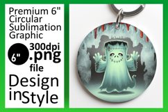 Creative Circle Design for Sublimation , Halloween Product Image 1