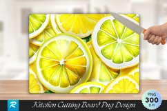 Lemon Cutting Board Sublimation Design Product Image 1